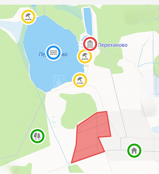 Сергейцево д.: участок 23.67 соток
