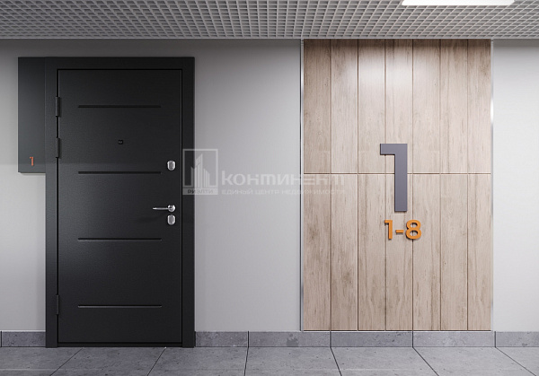 1-к квартира, 39 кв.м.